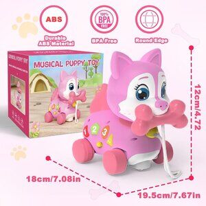 *NEW IN BOX* Educational Pull & Play Puppy Toy for Toddlers